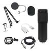BM800 Condenser Microphone Set: Large Diaphragm, Streaming Stand, and Recording Equipment