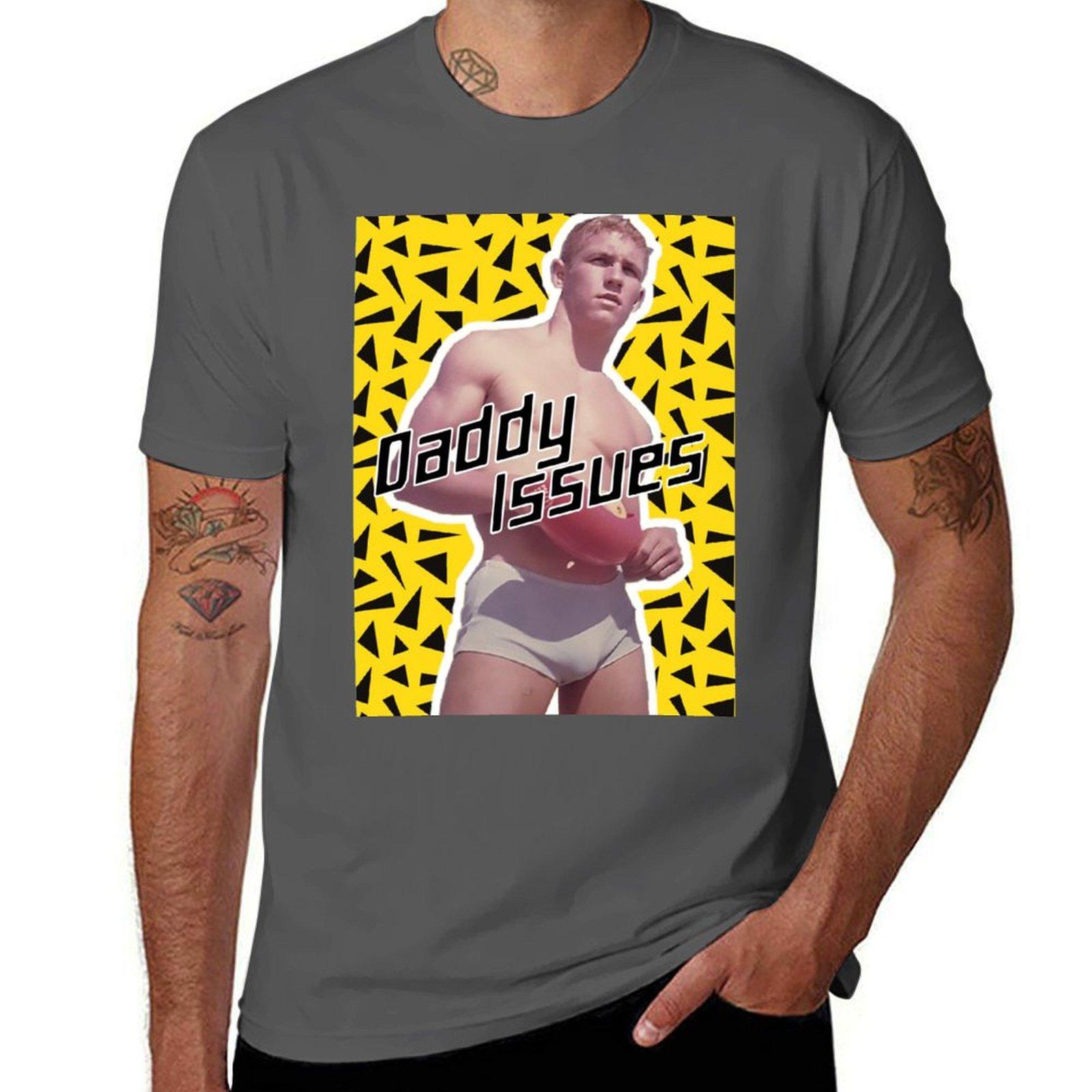 

T-Shirt man for shirts 90s shirts Daddy t soft 80s cotton for men t man Issues 4XL