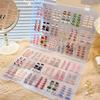 1Pc False Display Board Nail Tools Fake Nail Storage Box Display Book Nail Art Showing Shelf Gel Polish Manicure Collector Box