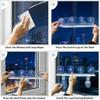 12x5 Inch Size Acrylic Plant Shelf Window Shelf Set