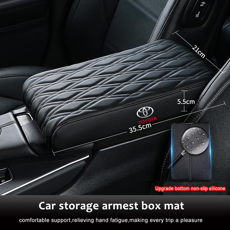 

Колпаки на колеса Автомобильный коврик на подлокотник Подушки из пены с эффектом памяти 40 см удлиняющаяся коробка-подлокотник Для Toyota GRsport Hilux Corolla Camry Yaris Corolla Ra слоновая кость