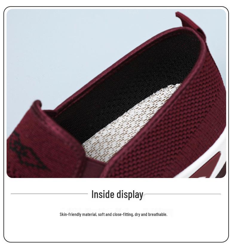 Jinshiyuan Women's Plus Size Soft Sole Comfort Shoes for Middle-Aged & Elderly
