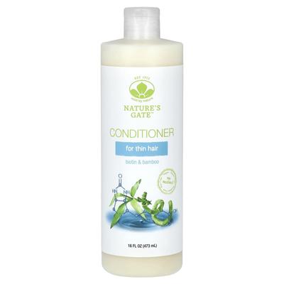 (Nature's Gate), Biotin & Bamboo Conditioner, For Fine Hair, 16 Fl Oz (473 Ml)