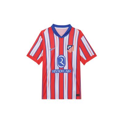 Atletico Madrid 2024/25 Home Replica Dry Fit Comfortable Smooth Short Sleeve Football Shirt Men Tops Super-Royal Light-Deep-Red White FN8790-406