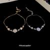 High-end diamond-encrusted snowflake pendant bracelet niche fashion design bracelet light luxury fashion temperament jewelry wholesale
