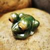 Keramik Große Augen Frosch Figur Realistische Grüne Frosch Statue Innen Außen Garten Fluss Teich See Aquarien Tier Dekoration