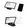 Portable Phone Screen Magnifier for Daily Reading Learning Movie Streaming Enlarged Screen Phone Stand Bracket Tool