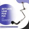 1 PC Turbocharger Coolant Return Line New Metal + Rubber For BMW F20 F30 G30 X3 X4 125I 330I 11537643226