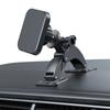 ABS Magnetic Car Phone Holder Support Feature Easy Installation for Drivers Firm Adhesion to Curved Dashboard