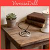 Bohemian Geometric Alloy Pendant Necklace With Leather Cord For Women Summer Style