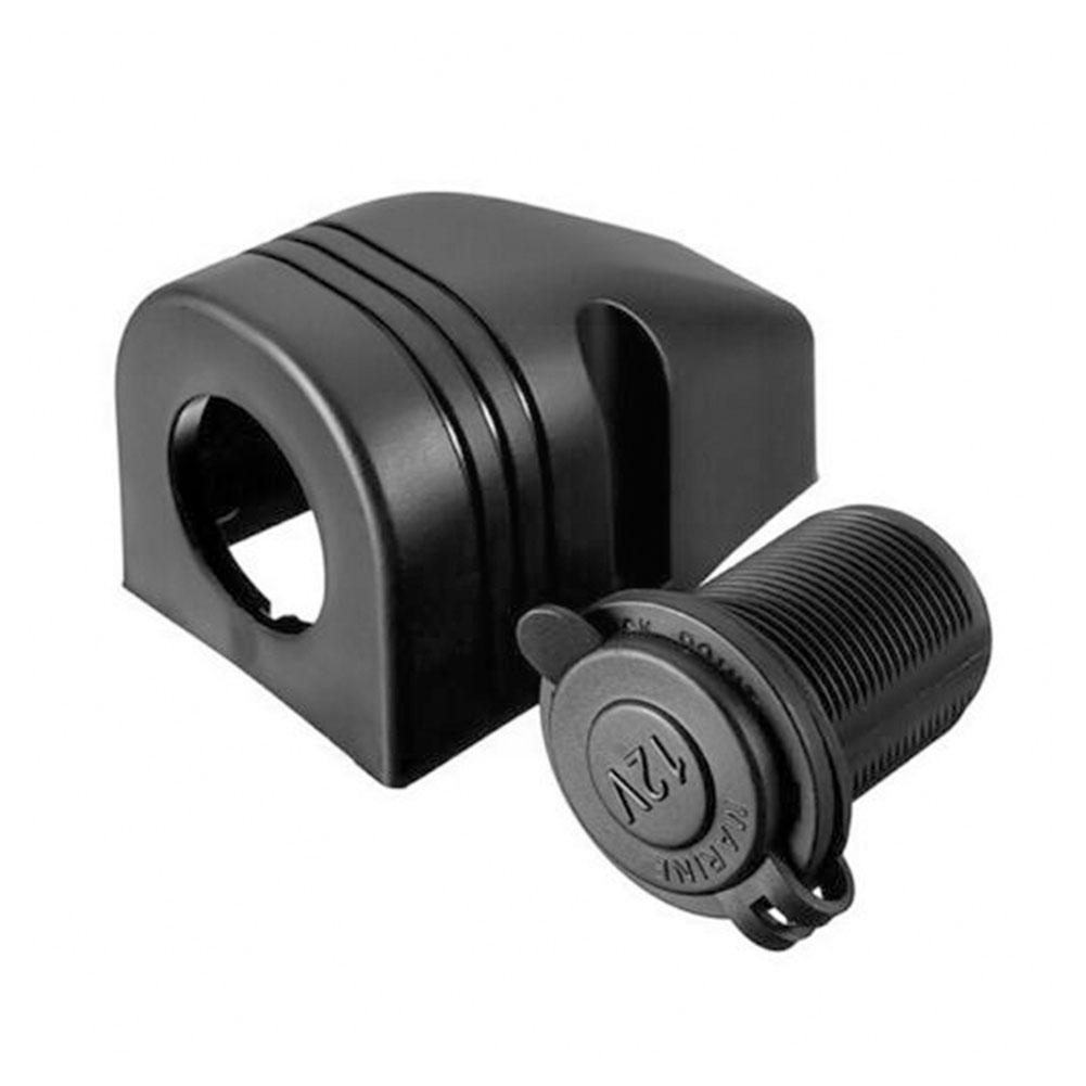 Universal 12/24V Cigarette Lighter Socket Car Splitter Power Socket Charger With Waterproof Tent Base for Van Truck Boat AT Z2M5