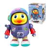 Zabawka Baby Duck Muzyczna interaktywna zabawka elektryczna ze światłami i dźwiękami Tańczący robot Elementy kosmiczne dla niemowląt Prezenty dla dzieci