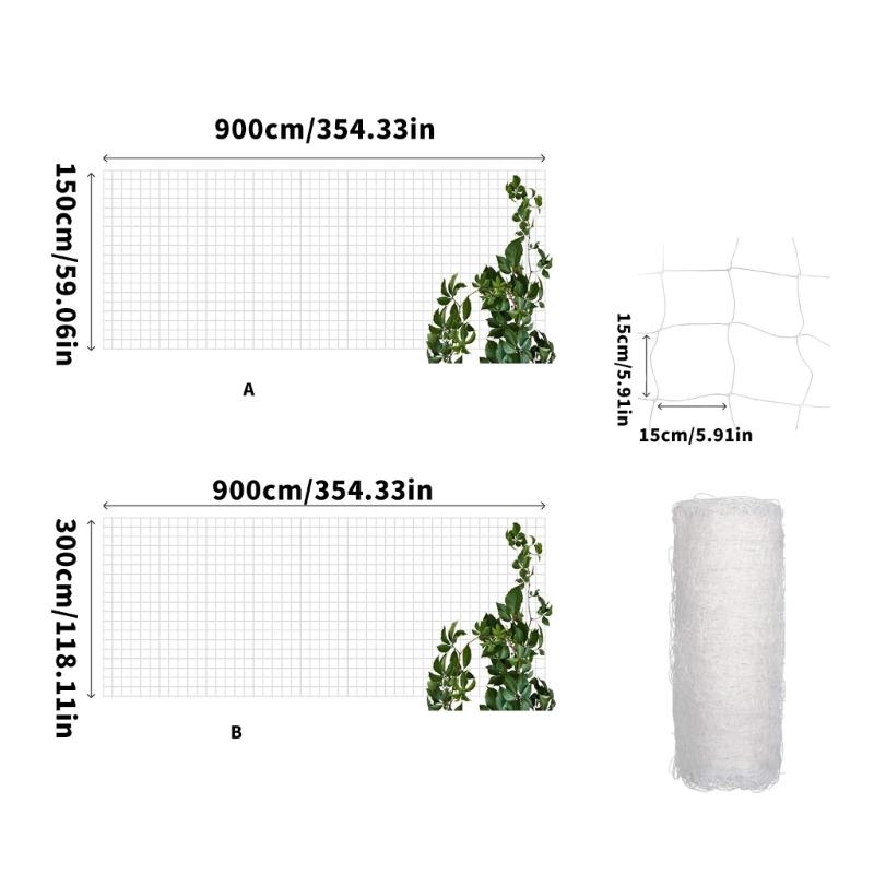 Easy Setups Tomatoes Plant Climbing Net Crafted from Polyester Ideal for Balcony Gardening and Vegetable Growth Support