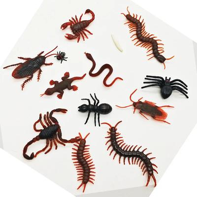 Falsche Kakerlaken Gruselige Insekten Plastikkäfer Realistischer Käfer Requisite Gruselige Künstliche Spinne Fledermaus Kakerlake Insekt Streichspielzeug für Partygeschenke
