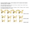 12Pcs Fashion 3D Hollow Butterfly Creative Wall Sticker Gold Butterfly Decorations for Butterfly Birthday Paper Butterfly