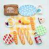 1Set Dollhouse Mini Breakfast Play Dim Sum Bread Jam Plate Model Miniature Kitchen Cooking Baking Model Diy Doll Accessories