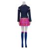 Song Hana Cosplay Anime Costume School Girl D.va JK Uniform Top Coat Skirts Suit Halloween Dva 3rd Party Outfit for Women