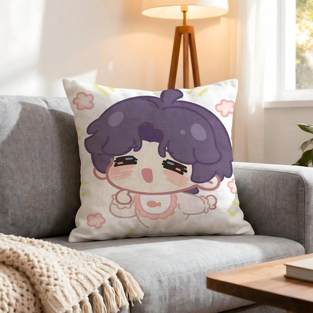 Game Love And Deepspace Cushion Cover 1Pcs Decorative Covers Soft Cushion Case For Sofa Couch Decor 40X40 45X45 Pillowcases