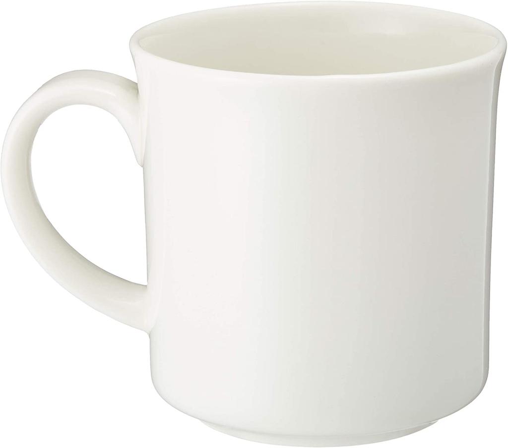 Mori Osamu Ware (Shinshuyaki) Bílý hrnek