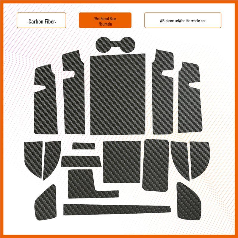 WEY Blue Mountain Car Door Slot Water Cup Mat – Interior Modification and Storage Box