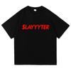 Slayyyter Worst Girl In America Letter Print Tshirts UNISEX Women Fashion Harajuku Tshirt Casual Cotton Loose Tshirts Casual Tee
