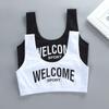 Children Girls Bra Fashion Simple Vest Underwear Tube Top Letter Printed Underwear