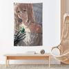 Anime VViolet Evergarden Tapestry Microfiber Wall Hanging For Bedroom Living Room Decor Outdoor Festival Garden Bar Background