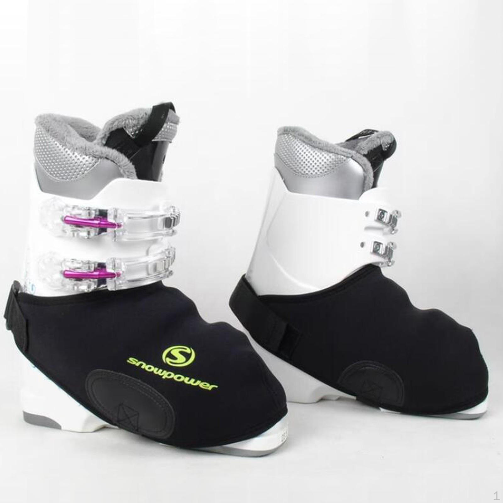 

1 пара чехлов для лыжных ботинок, перчатки, неопреновая водонепроницаемая обувь, защищает зимой