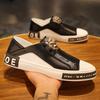 Pantofi de Primăvară Noi pentru Bărbați Pantofi Casual din Piele Pantofi Trend Plat pentru Skateboard Tineret Street Lux Slip-on Mocasini