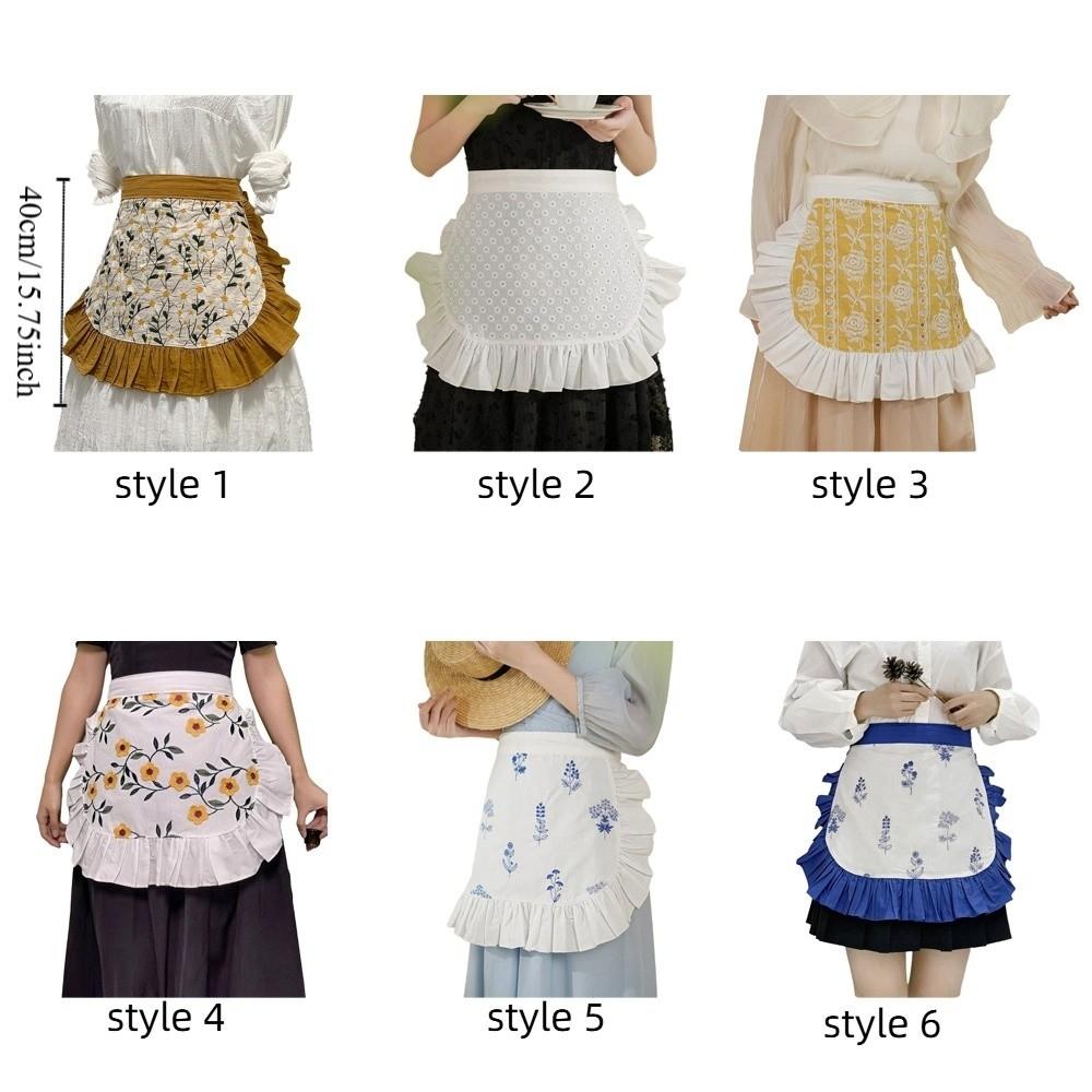 Exquisite Bistro Apron Elegant Waitress Apron Portable Waist Apron  Kitchen