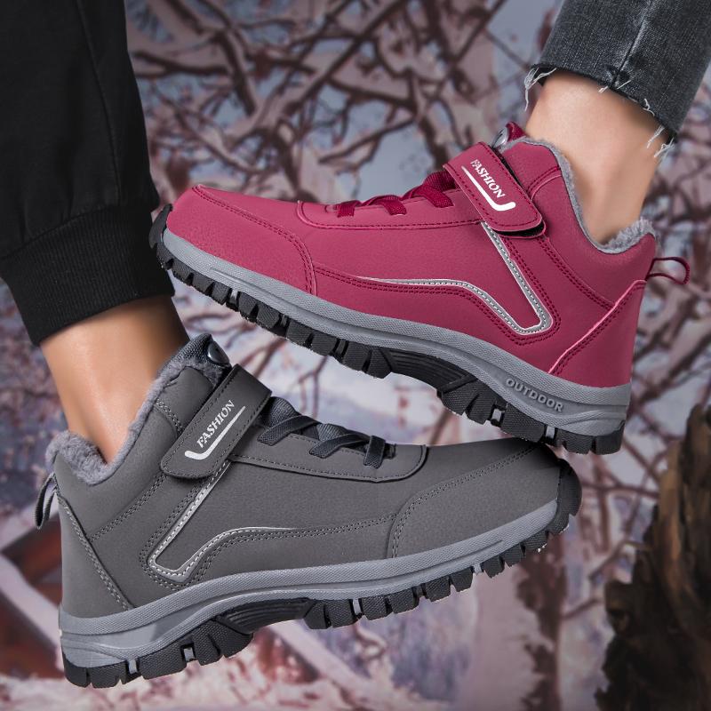 Men Winter Sneaker Shoes New High Quality Sneaker Short Boots with Anti Slip Thick Sole Walking Work Cotton Shoes for Women