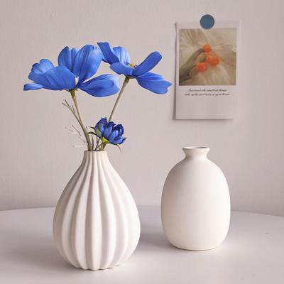 Nordische Mini-Keramikvase Schlichte Moderne Blumenvase Tisch-Blumentopf Minimalistische Dekorative Vasen Heim Wohnzimmer Dekor jarrones