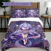 3pcs Duvet Cover Set (1*Duvet Cover + 2*Pillowcase, Without Core), Robin (Honkai Star Rail) Print Bedding Set, Bedroom Decor, All‑Season, Birthday Gif
