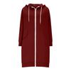 Women's Fashion Raglan Sleeve Long-Sleeve Casual Jacket With Zipper Hoodie