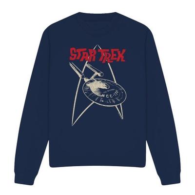 STAR TREK Unisex Adult Ship Symbol Sweatshirt