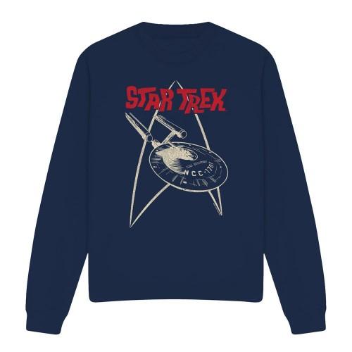 STAR TREK Unisex Adult Ship Symbol Sweatshirt