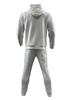 Men's Trendy Hooded Pullover Jacquard Sweatshirt & Sweatpants Set