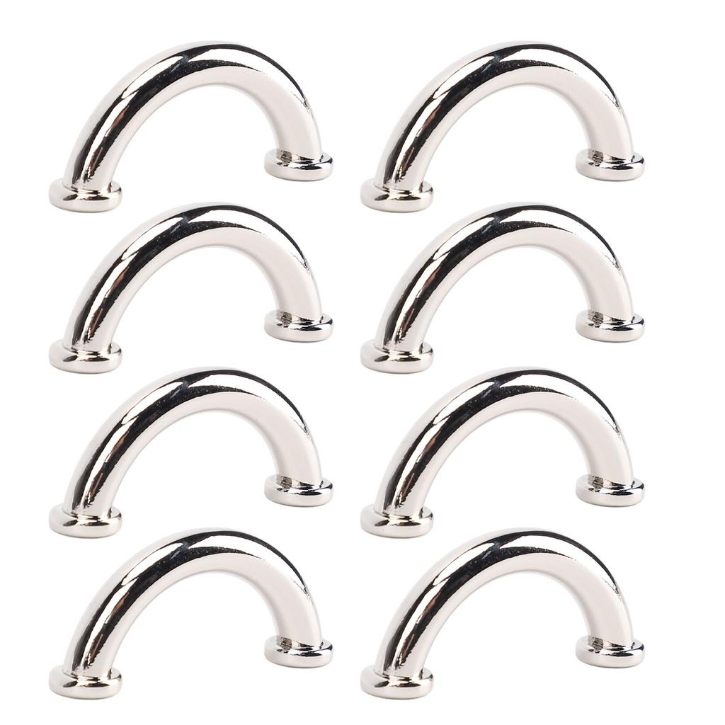 8 Set U Rings Metal Buckle Arch Bridge Handbag Connector Bag Strap Hanger Hardware Accessories