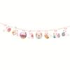 Happy Easter Bunting Banner Triangle Flags, Easter Party Garden Outdoor Decorations, Waterproof UV Resistant Colorful Paper Flag Garland