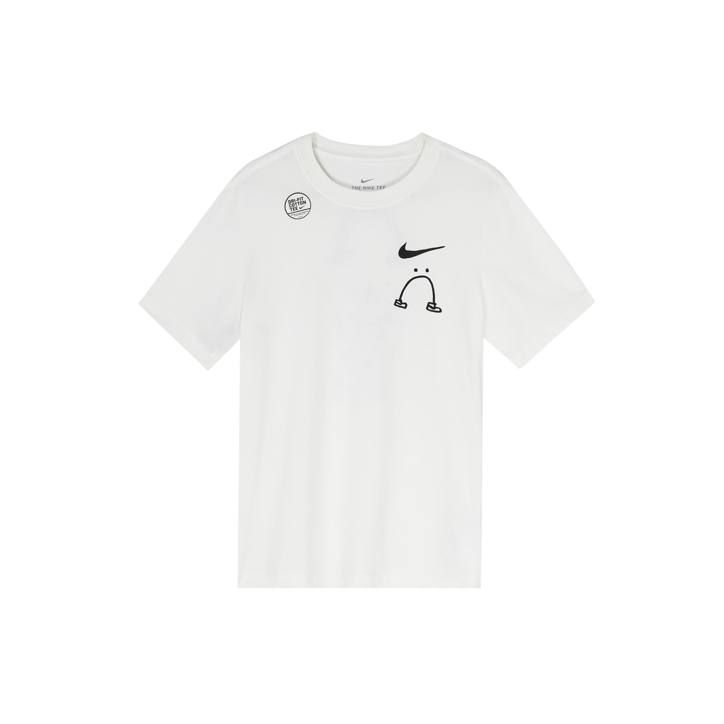 

New Nike Set in Sleeve T Shirt Men s White AO0624-133 XL