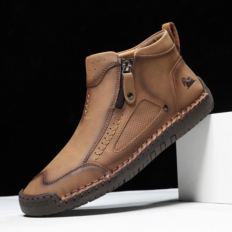 Best-Selling Plus-Size Men's Shoes Outdoor Casual Shoes Flat Shoes Short Boots