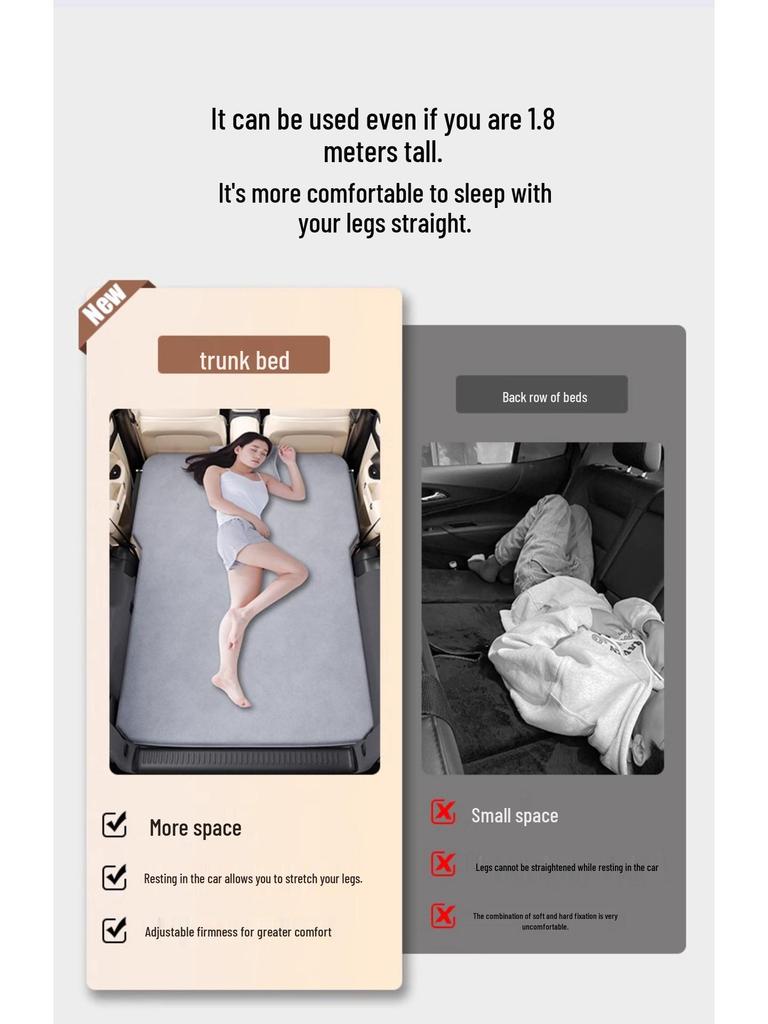 Compatible with Equation Leopard 8 Mattress and Leopard 5 Sleeping Mat, Non-Inflatable Large Trunk Bed.