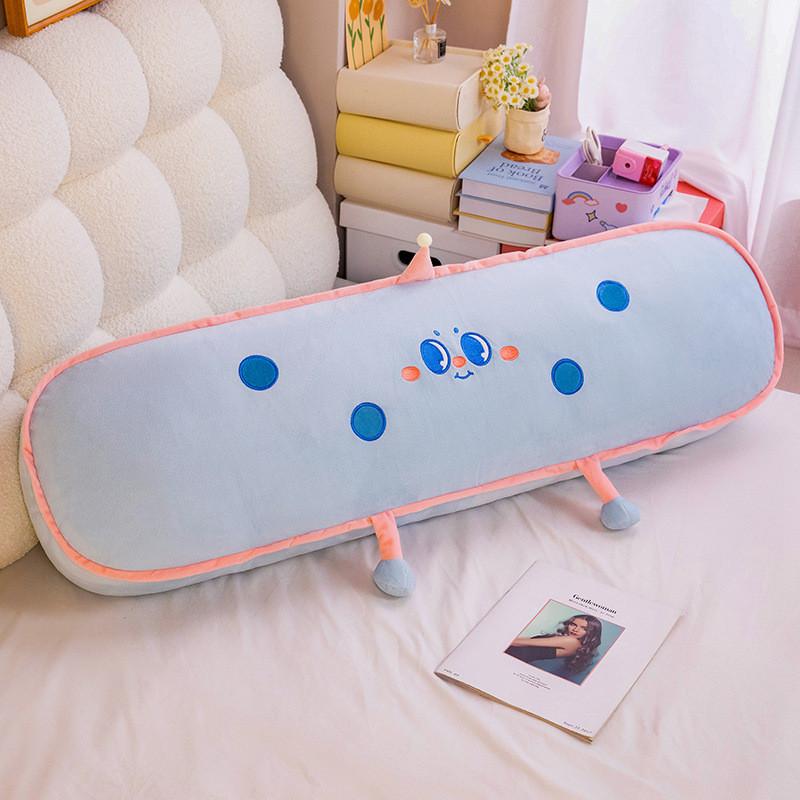 

Adorable Cheese Long Pillow For Girls Soft Side Sleep Cushion In Cartoon Design синій