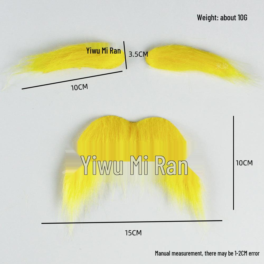 Halloween Barba și Mustață Falsă cu Opt Personaje Recuzită de Petrecere