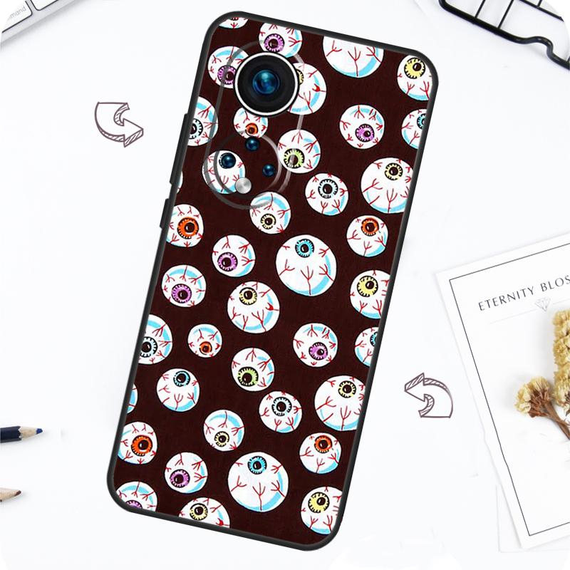 Crazy Eyeball Pattern Case For Honor Magic 7 5 6 Pro Honor 200 Pro X9b X9a X8b X8a X8 X9 X9c 50 70 90 Lite Cover