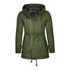 Men Winter Warm Hooded Zip Thick Solid Fleece Coat Outwear Wind Jacket