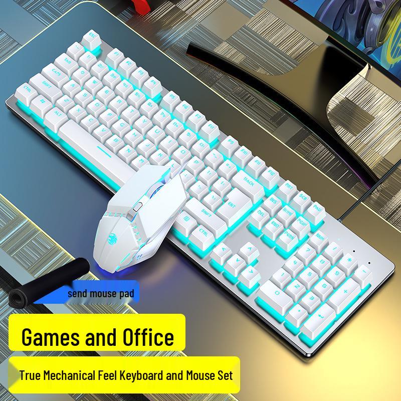 USB Wired Punk-Style Mechanical Gaming Keyboard