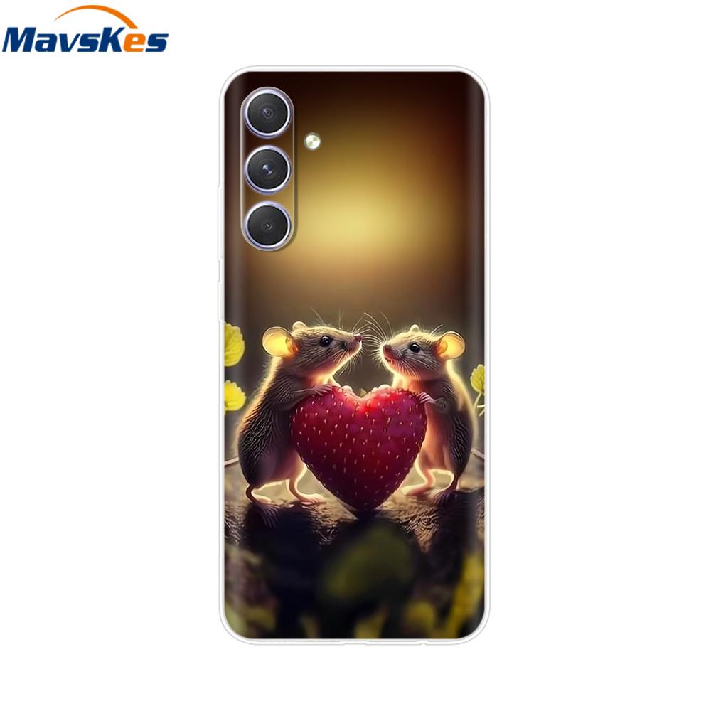 Hülle Für Samsung A15 Weiche Rückabdeckung Schutzhülle aus Silikon Bumper Shell Funda Para Für Samsung Galaxy A15 4G 5G Capa Handyhüllen