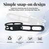 Universal Silicone Latch Strap 2-Pack, Self-Locking Lid Holder for Slow Cookers and Pots, Spill-Resistant Travel Accessory, Yoga Mat Strap and Cord