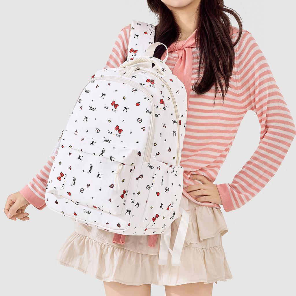 Cute Cat Schoolbag For Junior High School Girls, High-Looking Cartoon Backpack For Elementary School Girls In Grades Three To Six